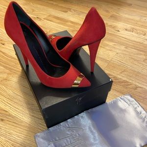 Giuseppe Zanotti Red Designer Heels